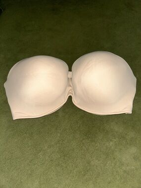 Cacique Strapless Bandeau Bra in Light Nude